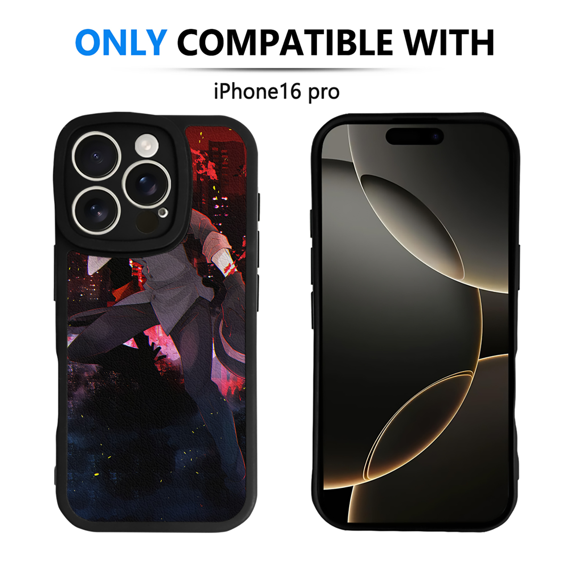 （画像用） 文豪ストレイドッグス Bungo Stray Dogs 【iPhone 16シリーズ対応】シリコンスマホケース（レザー調） 材質：シリコン